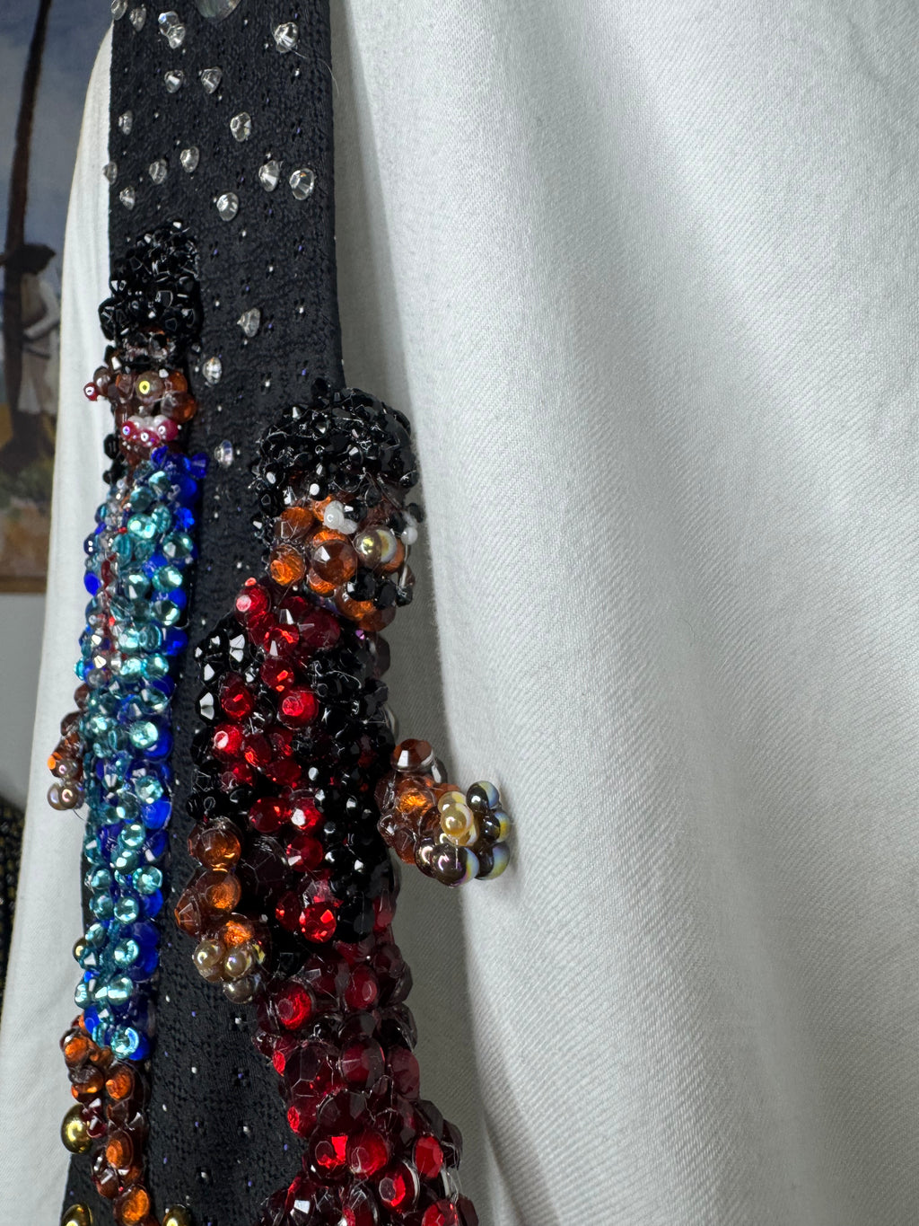 Black Michael Jackson Dancing and Walking With Ola Ray Scene Thriller Music Video Tie