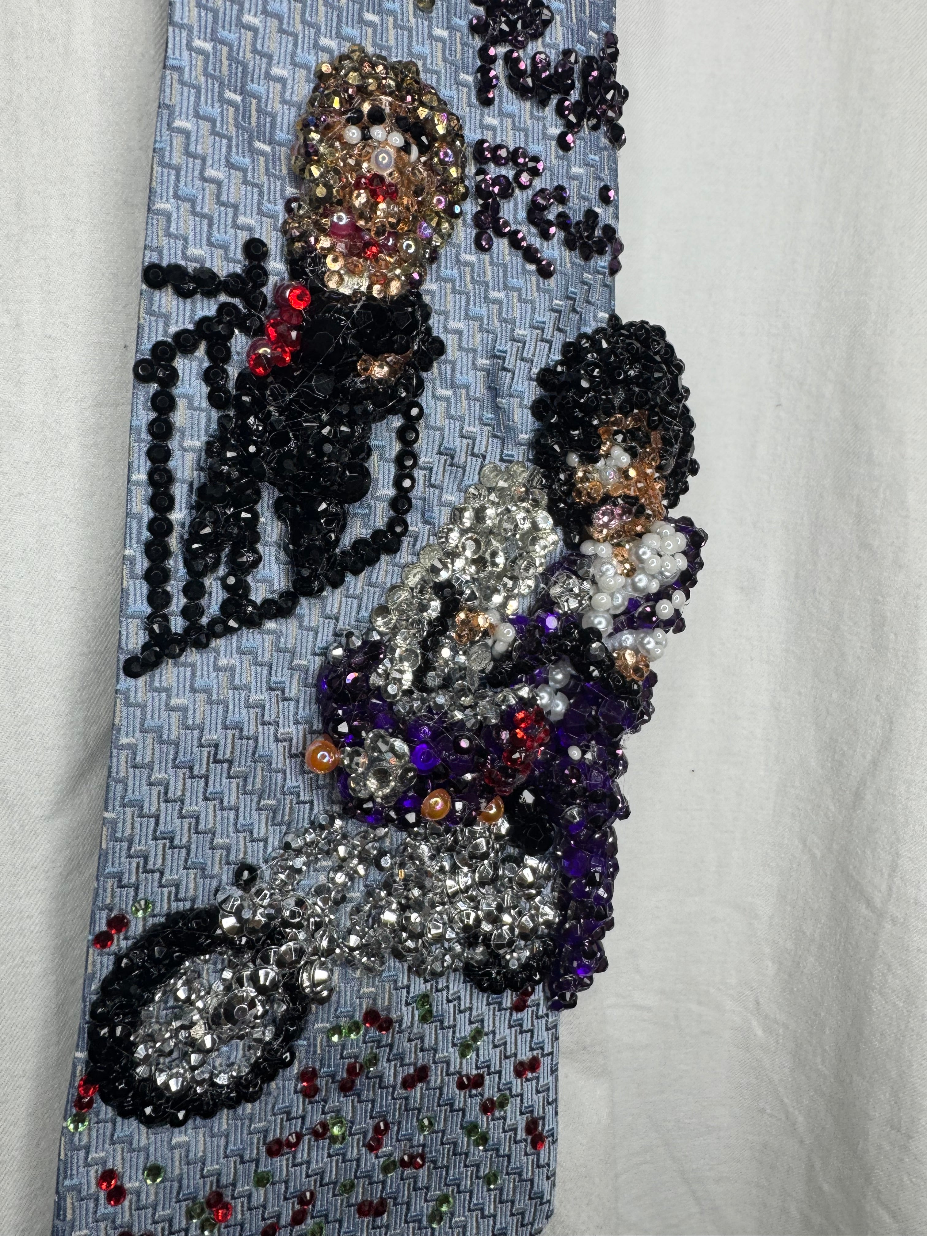 Light Blue Prince & The Revolution Purple Rain Album Cover Tie