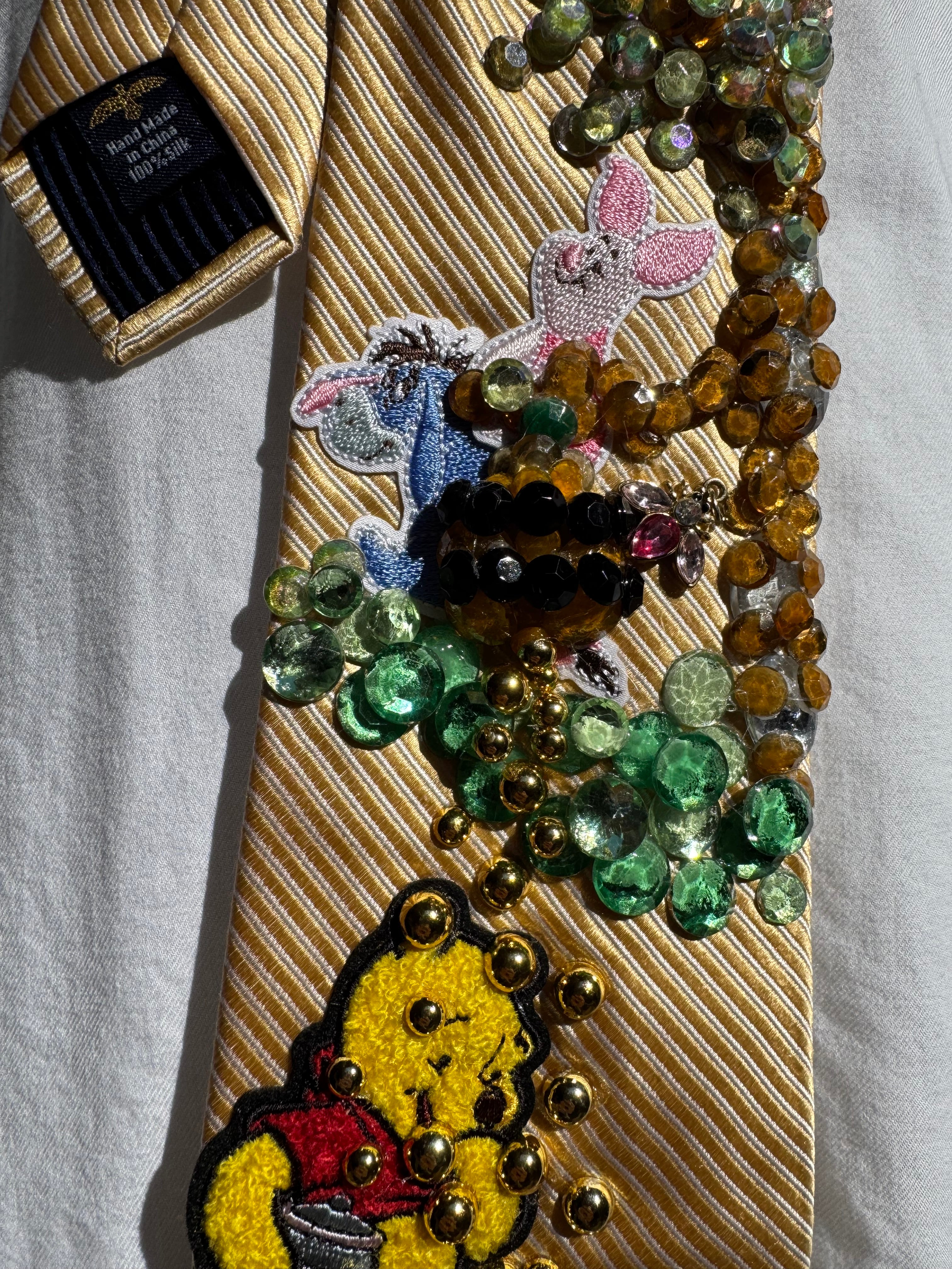 Yellow Winnie the Pooh Under HoneyPot Dripping Movie Tie