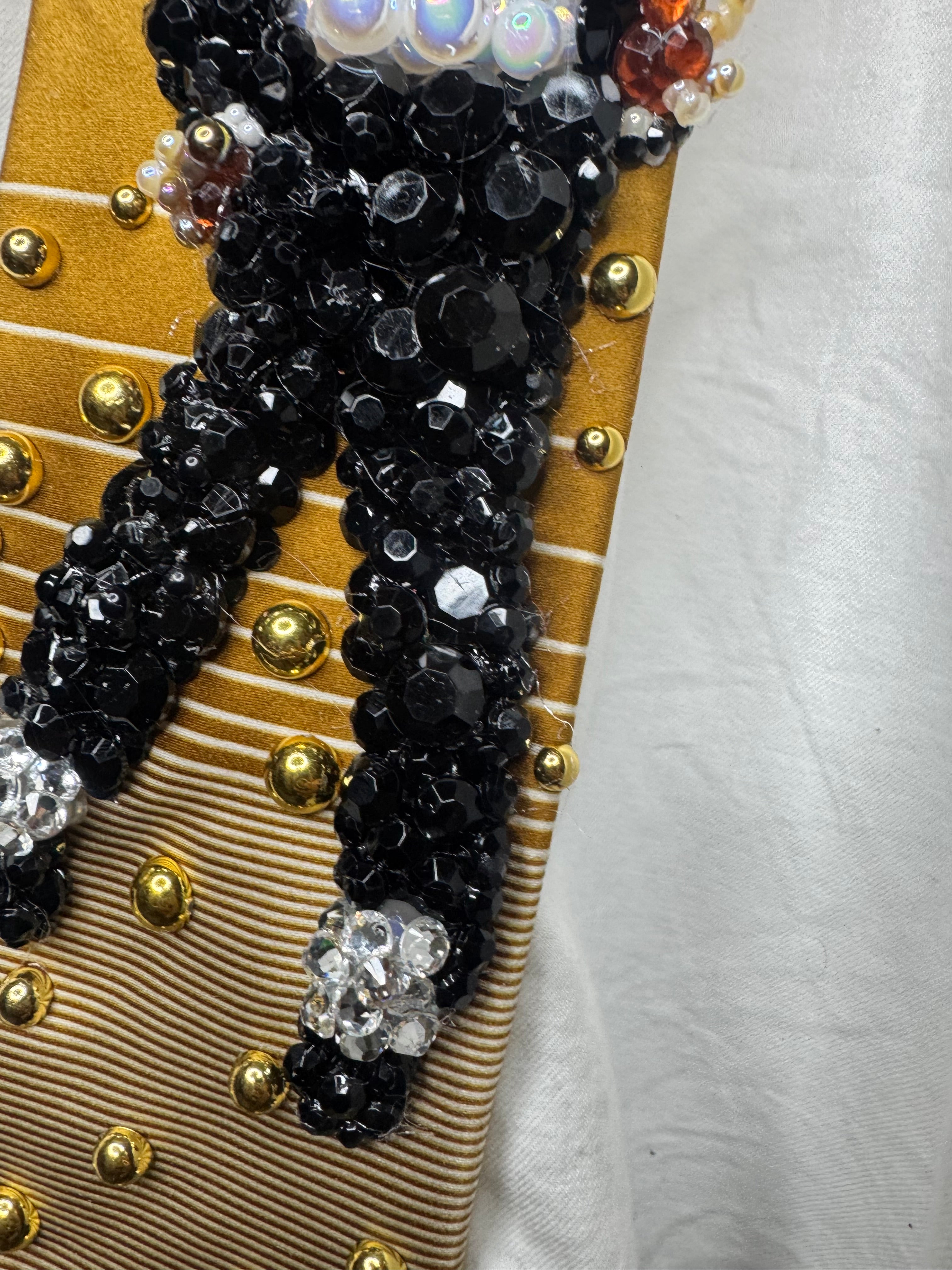 Gold Michael Jackson Off the Wall Album Cover Royalty Tie