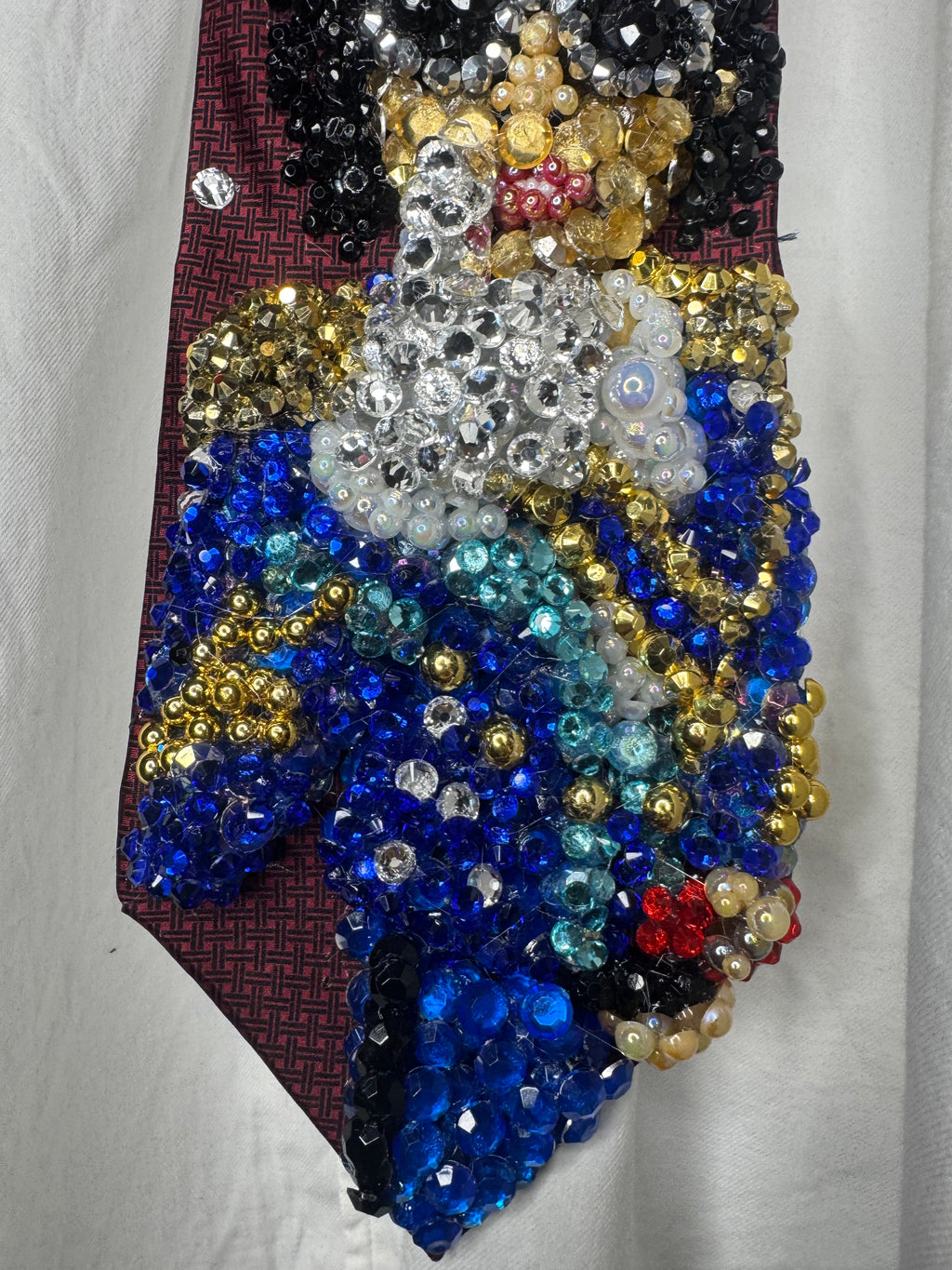 Red Michael Jackson White Glove Thumbs Up at the Grammys Award Night 1984 Tie