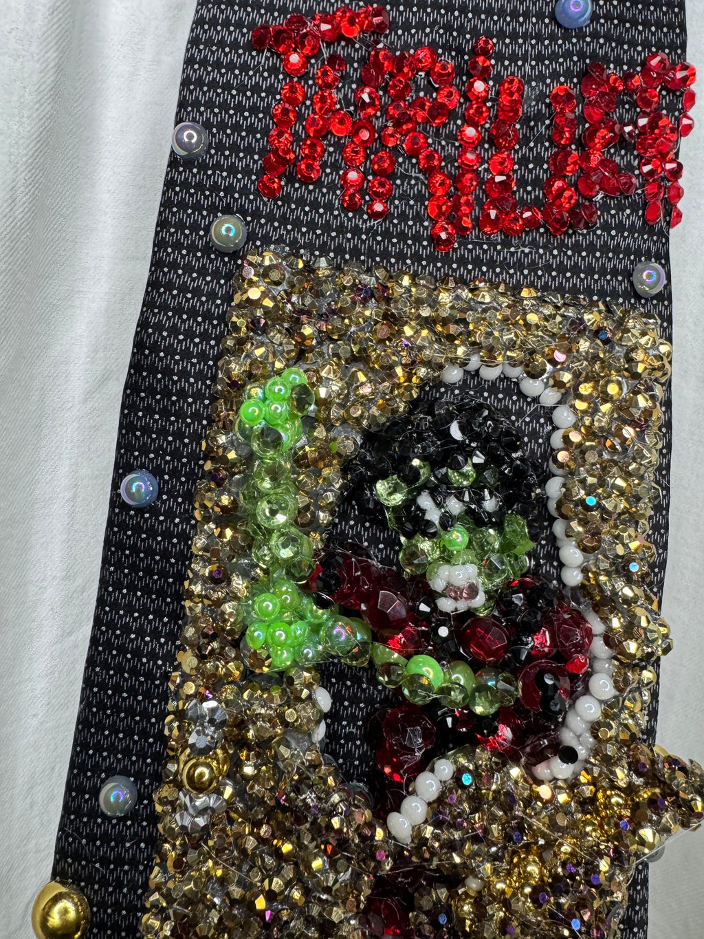 Black Zombie Michael Jackson Kicking Through Door In Thriller Short Film Tie