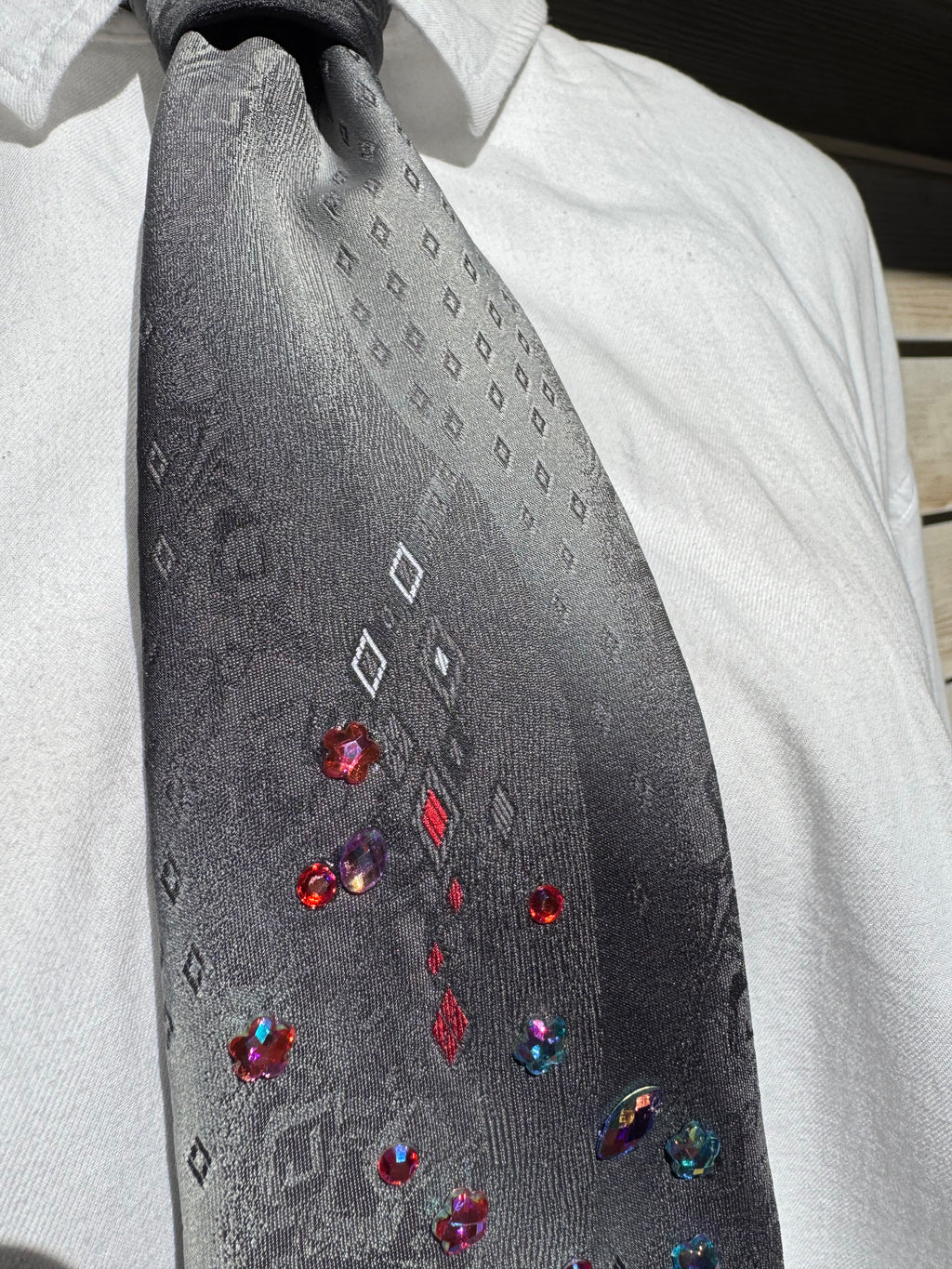 Grey Twilight Wilderness Nature Tie