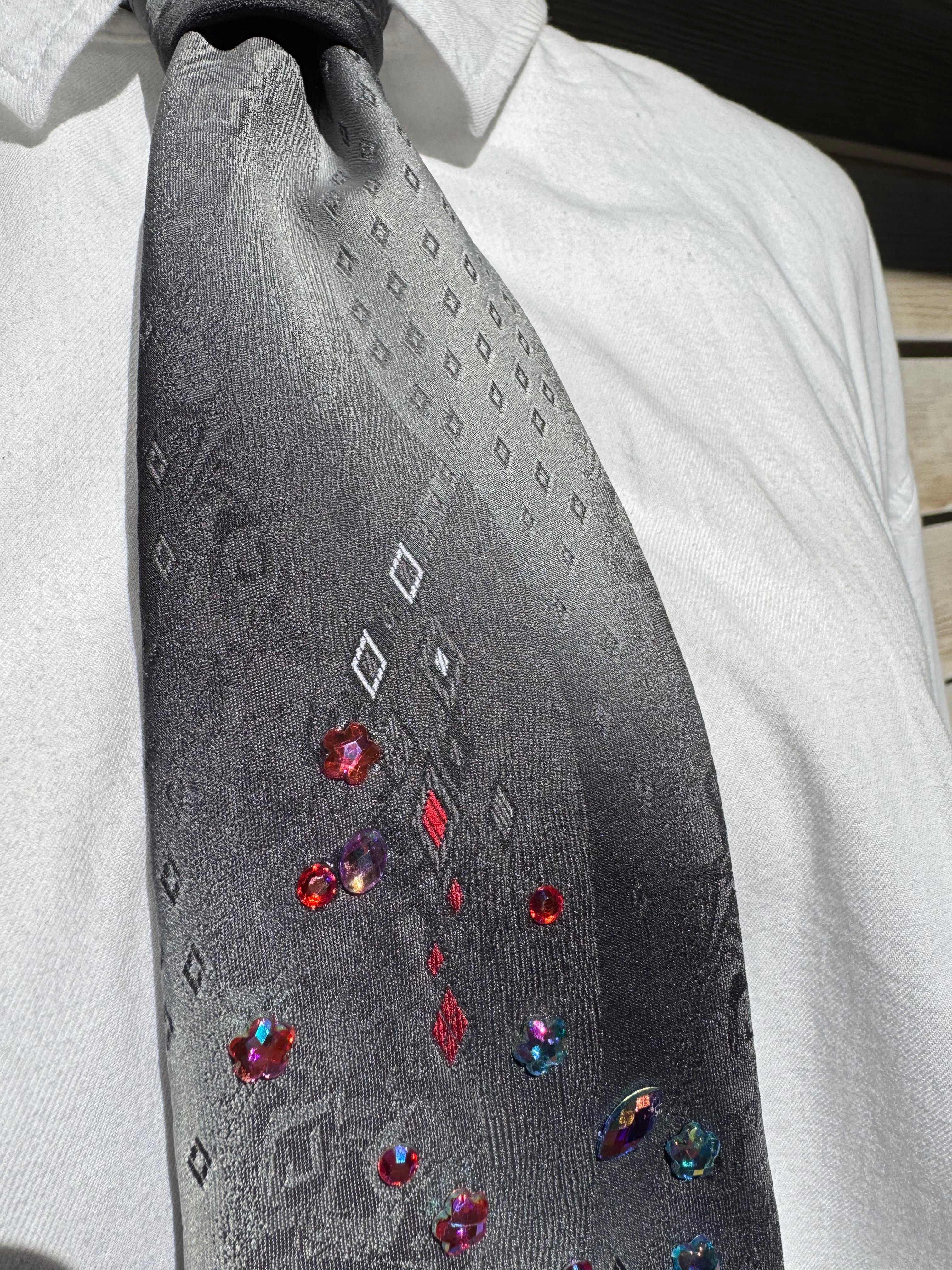 Grey Twilight Wilderness Nature Tie
