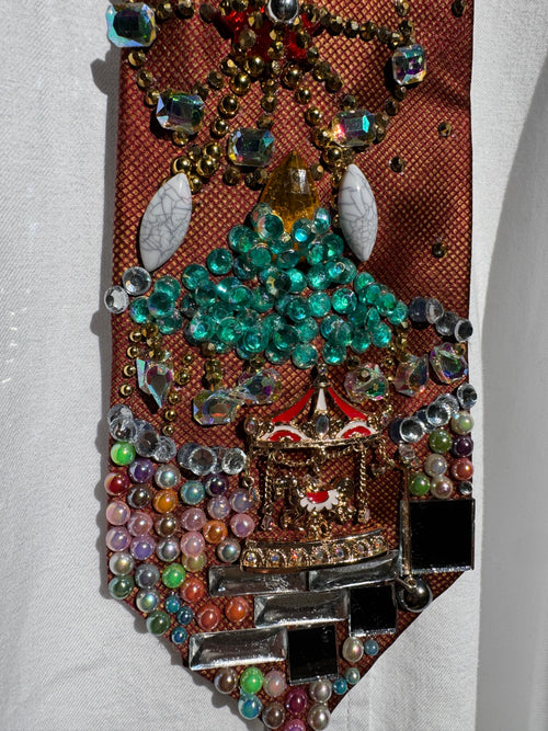 Bronze Carinval State Fair High Class Royalty Tie