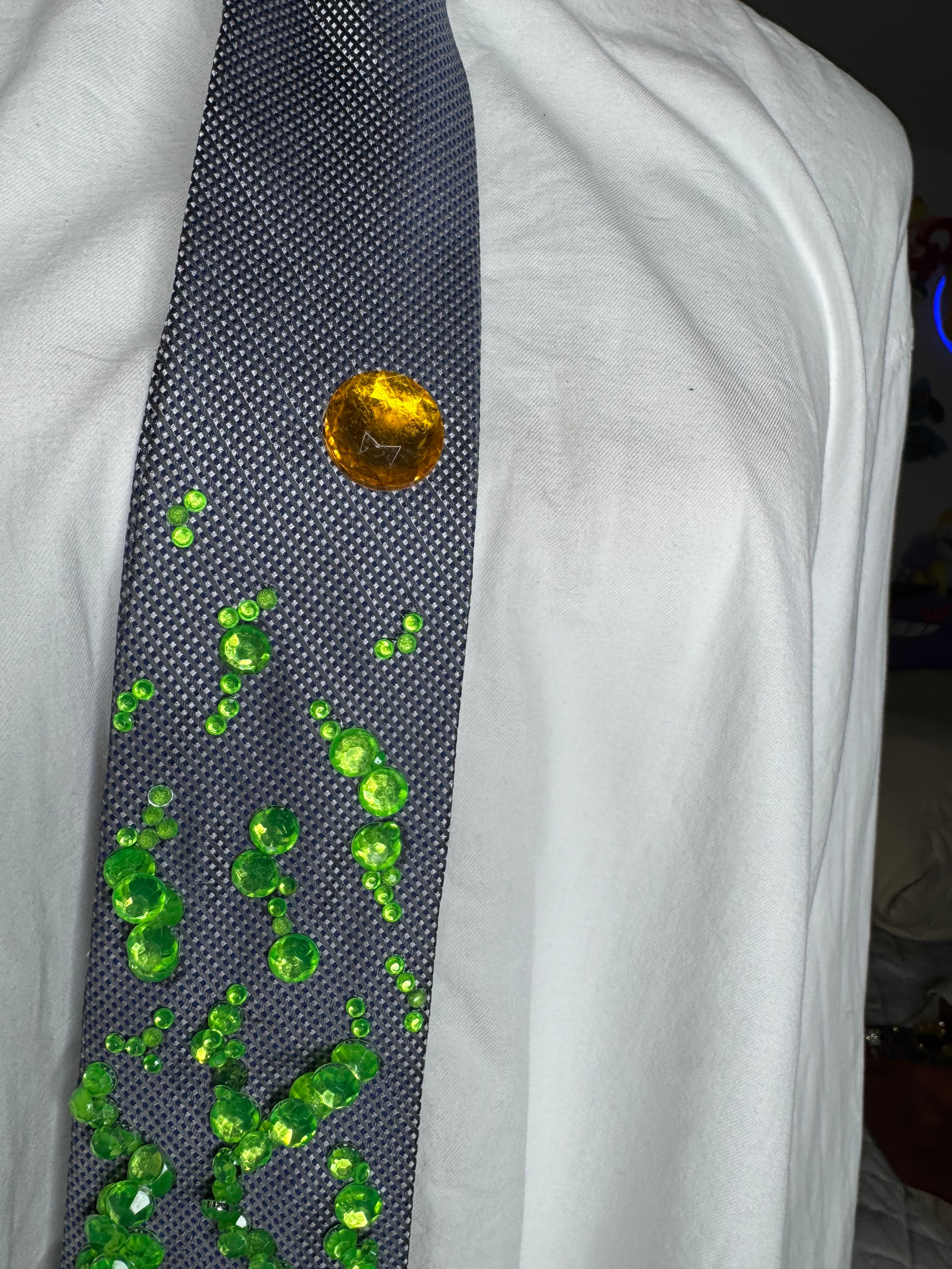 Grey Ben10 Activated Watch Glow in the Dark Tie
