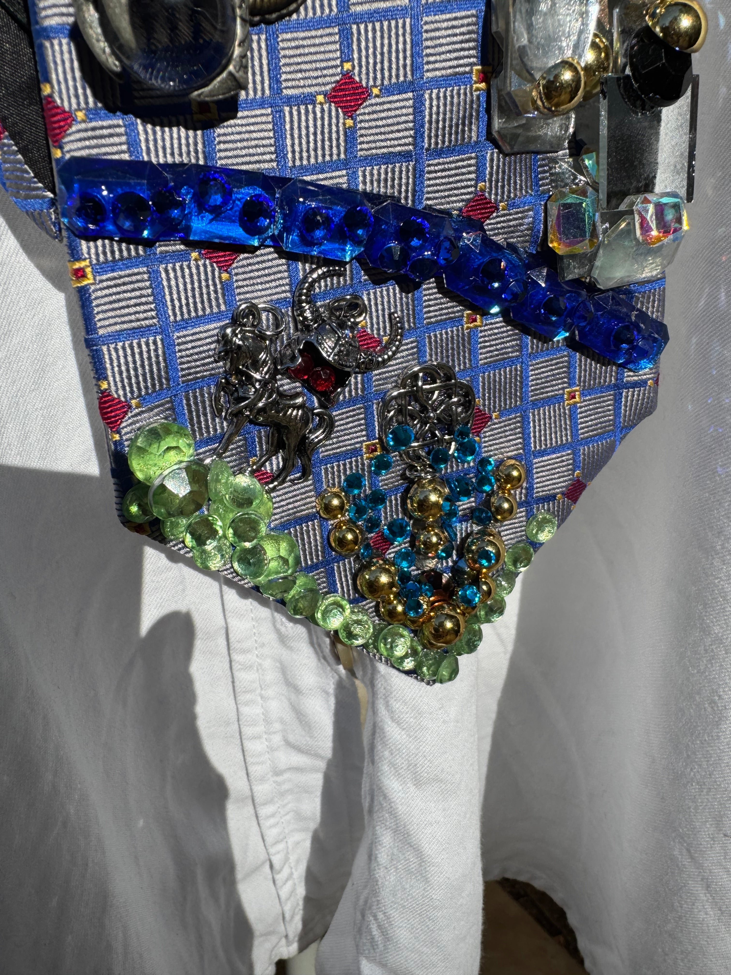 Grey Dungeons and Dragons Viking Era High Class Royalty Tie
