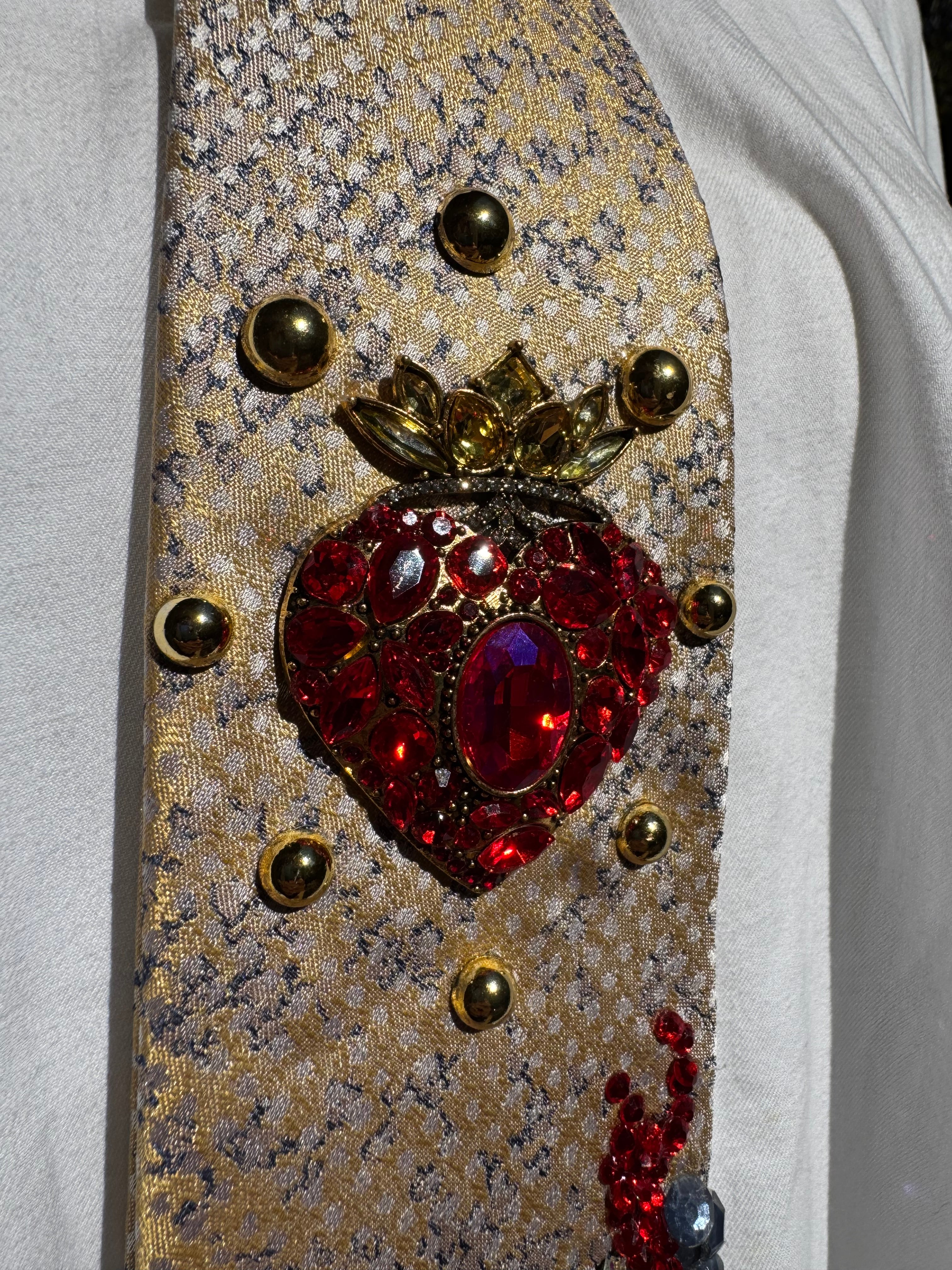 Beige King Snake Nature Royalty Tie