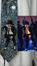 Blue Paisley Michael Jackson Hitting Heel Tap to Dangerous For MTV Music Video Awards 1995 Tie