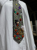 Grey Gohan and Trunkz Near All 7 Dragon Balls DBZ Tie