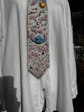 Silver Silk Stitch in Cotton Candy Clouds Movie Tie