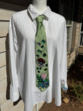 Pastel Green Ivysaur and Pokeball Pokemon Tie