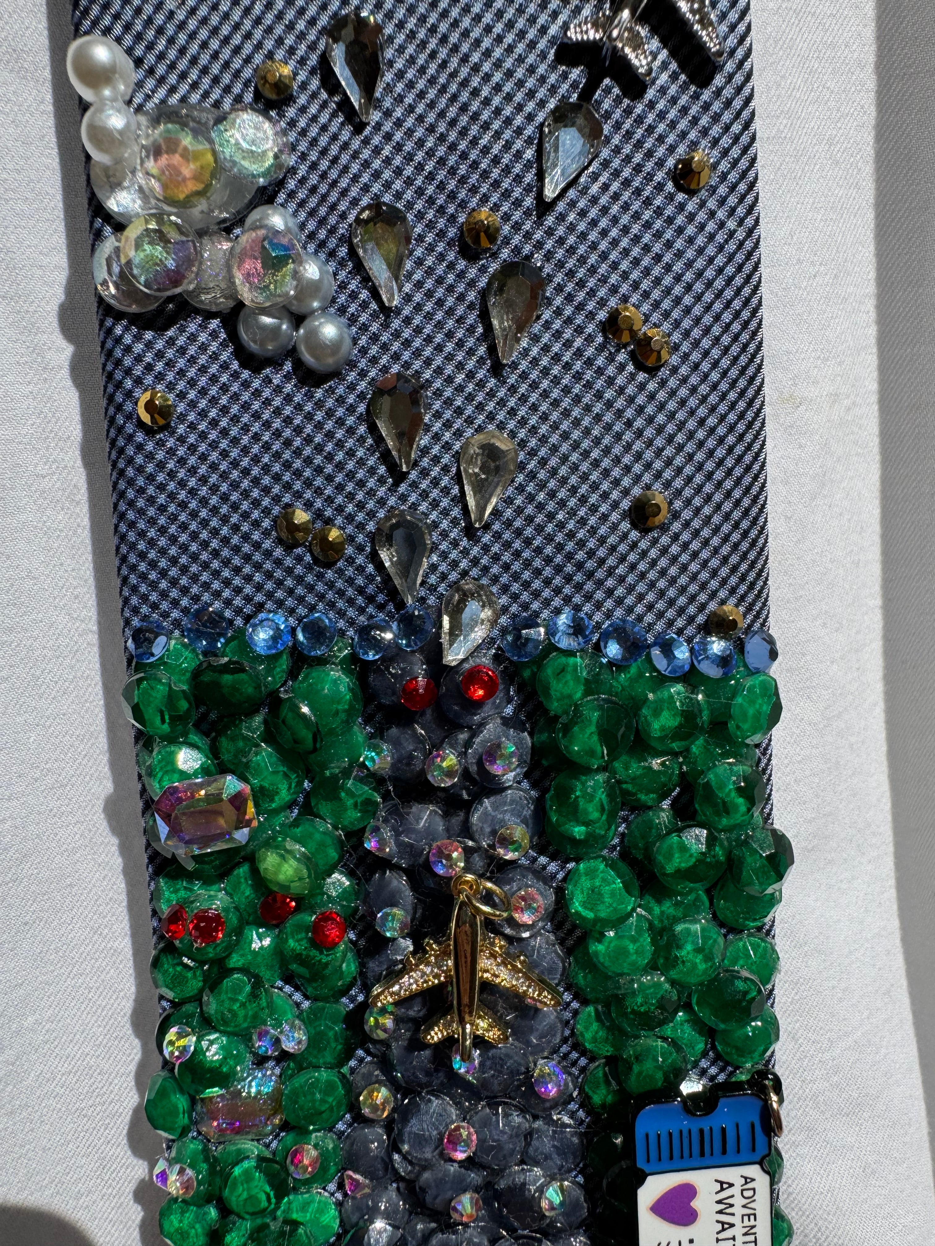 Light Blue Airport Airstrip Runway Pilot Tie