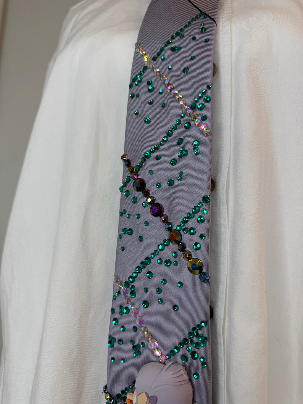 Lavender Purple Trunkz Striped Royalty Dragon Ball Z Tie