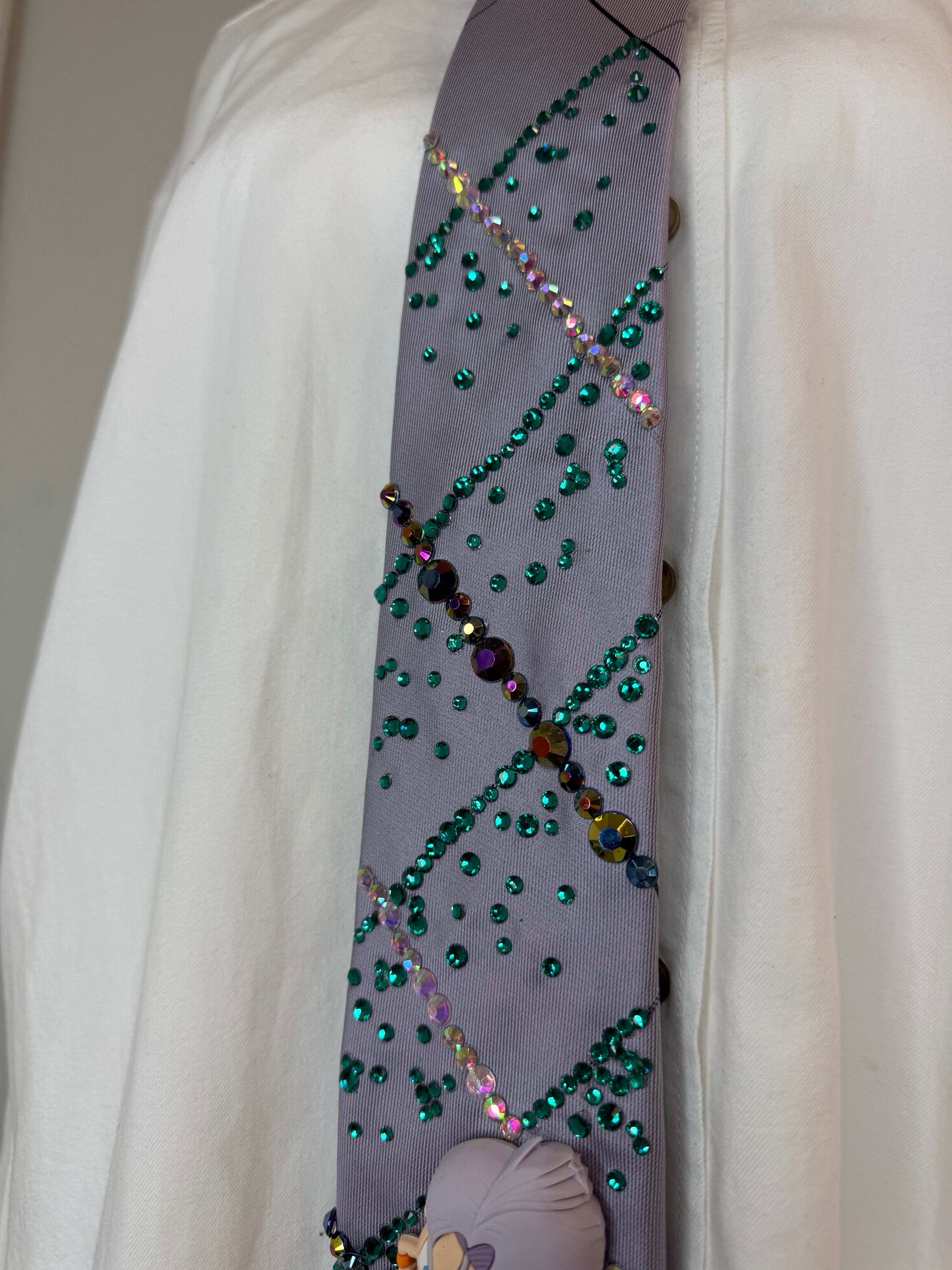 Lavender Purple Trunkz Striped Royalty Dragon Ball Z Tie