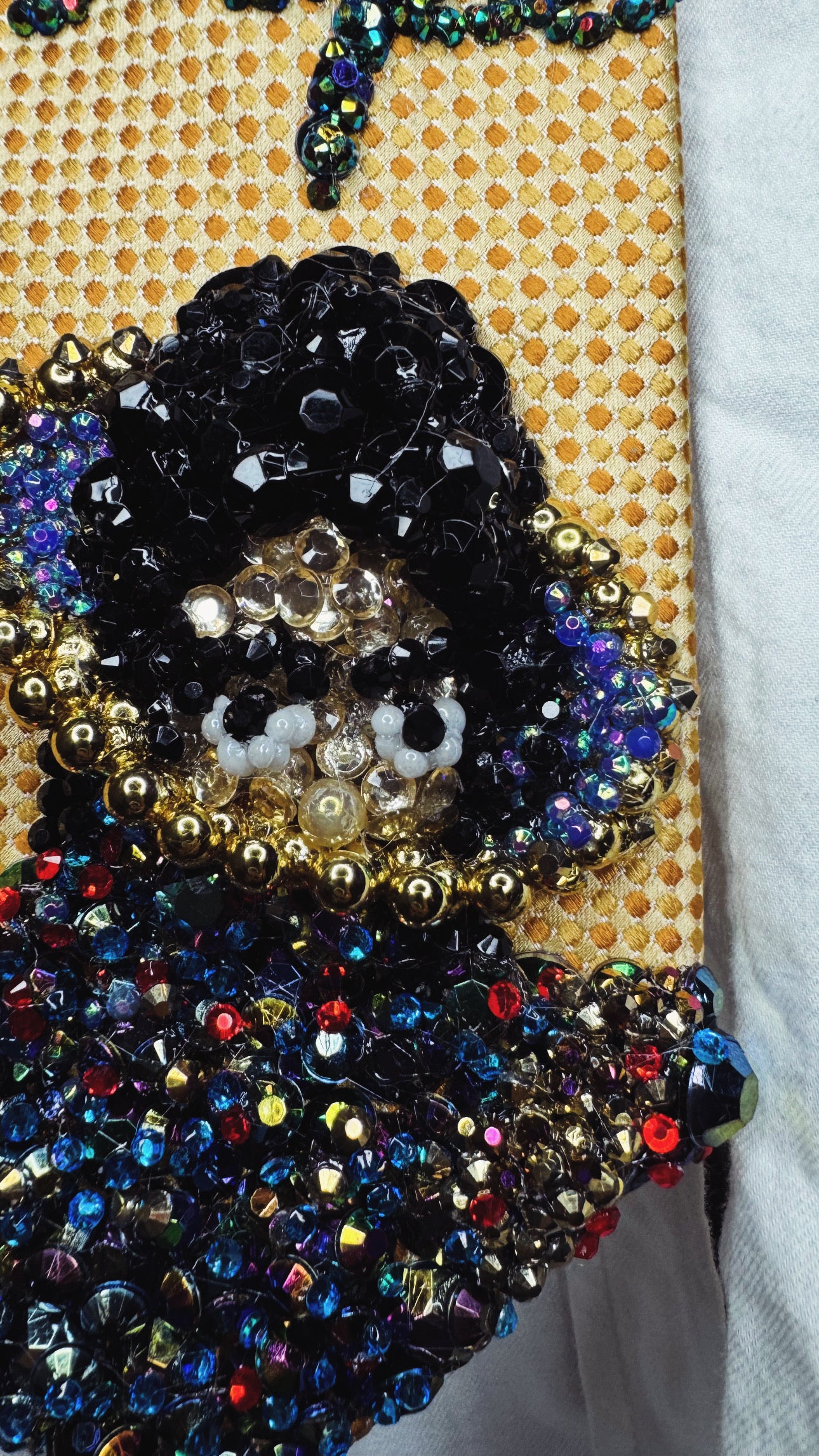 Gold Michael Jackson Xscape Album Cover Tie