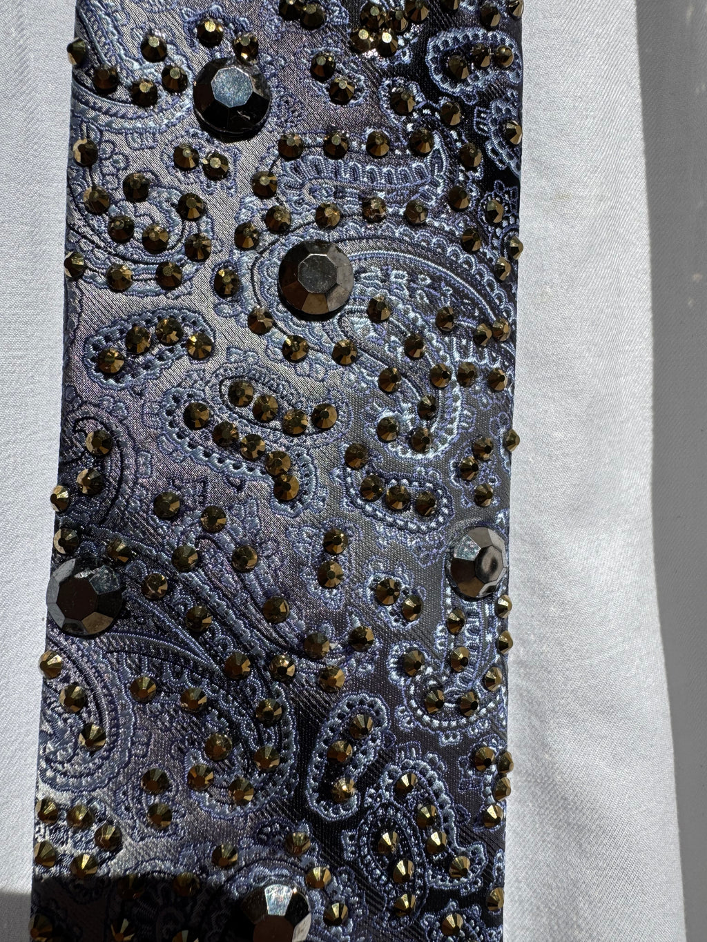 Navy Blue Paisley High Class Royalty Tie