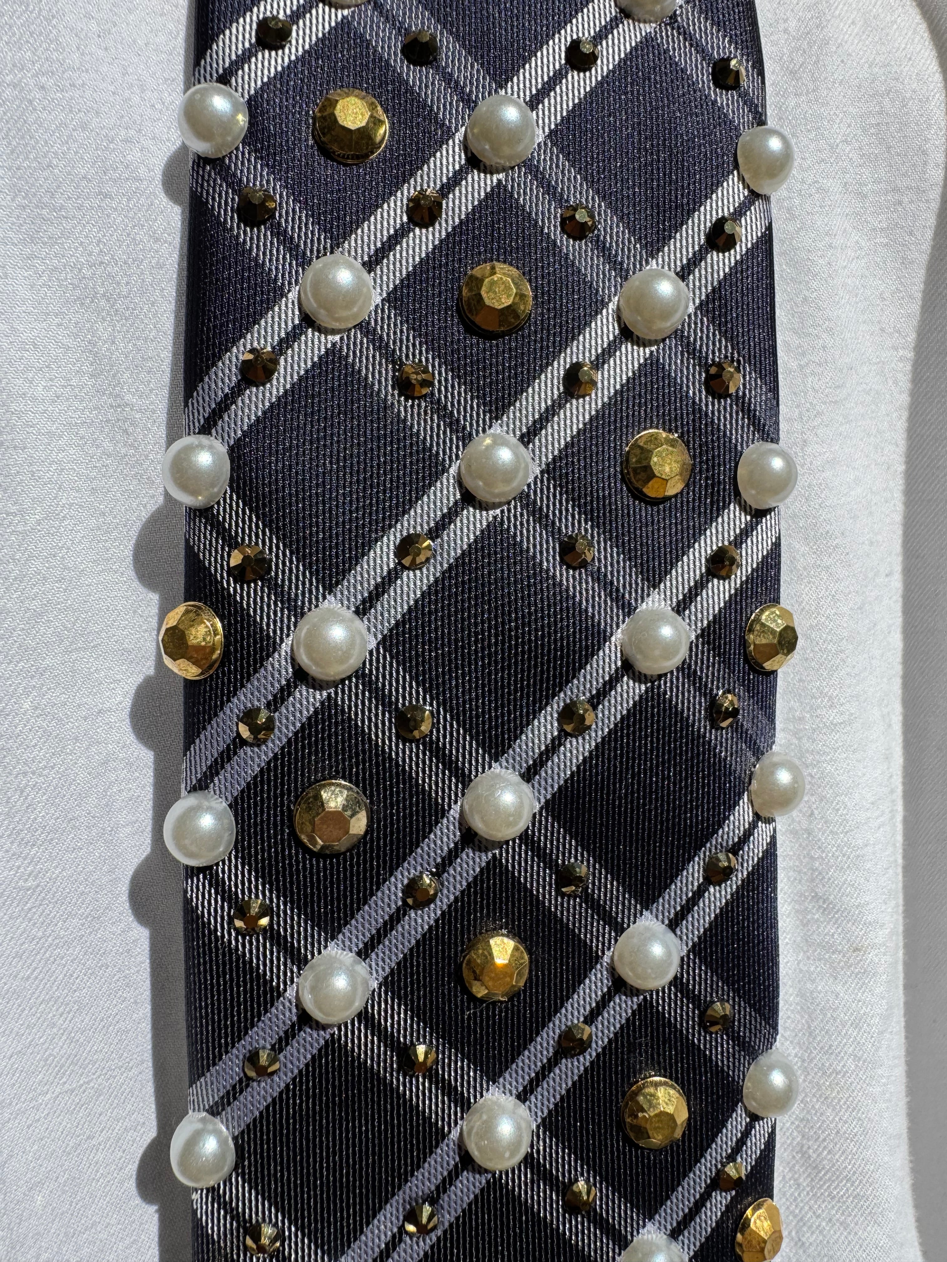 Navy Blue Subtle Royalty Tie