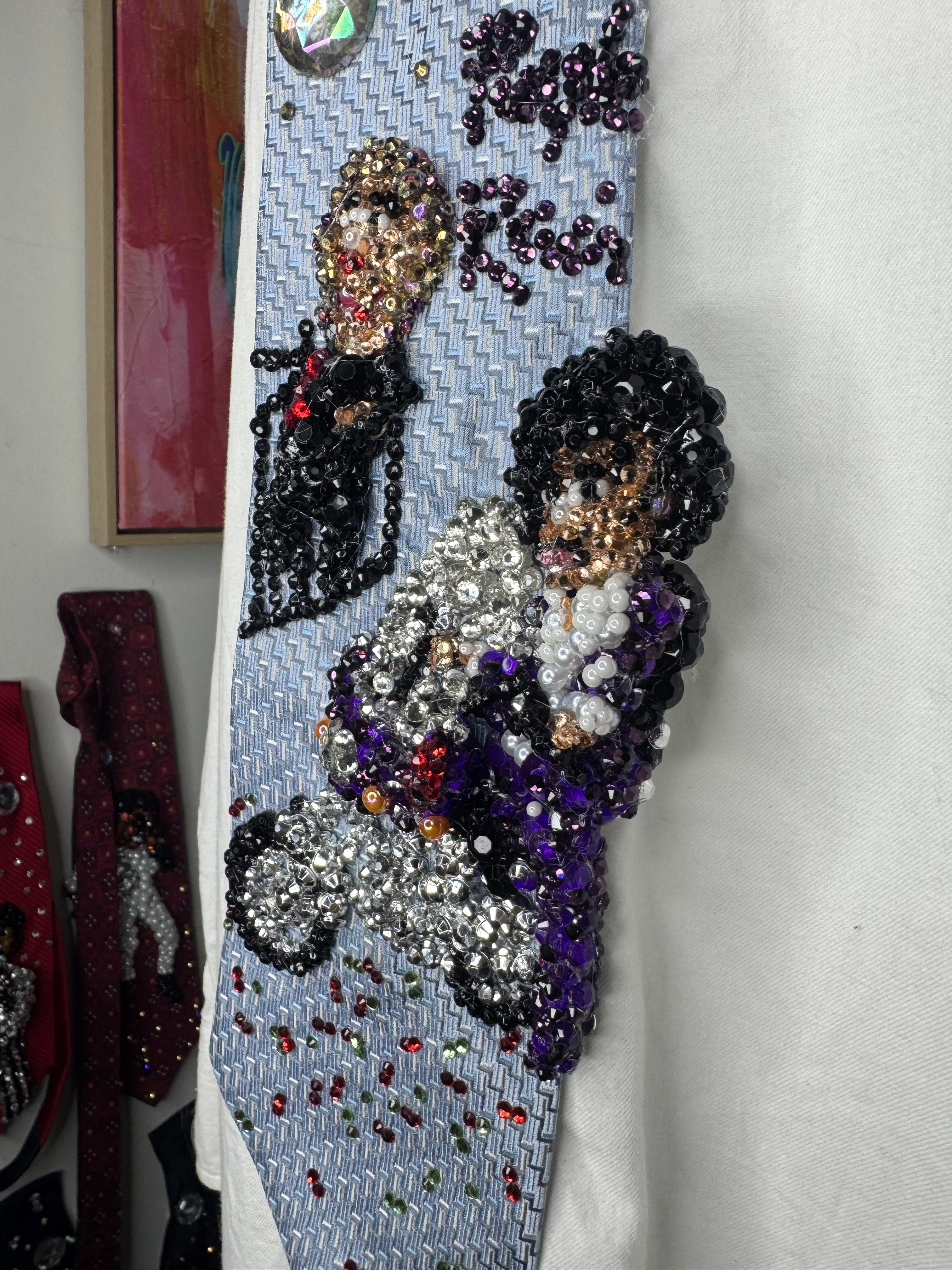 Light Blue Prince & The Revolution Purple Rain Album Cover Tie