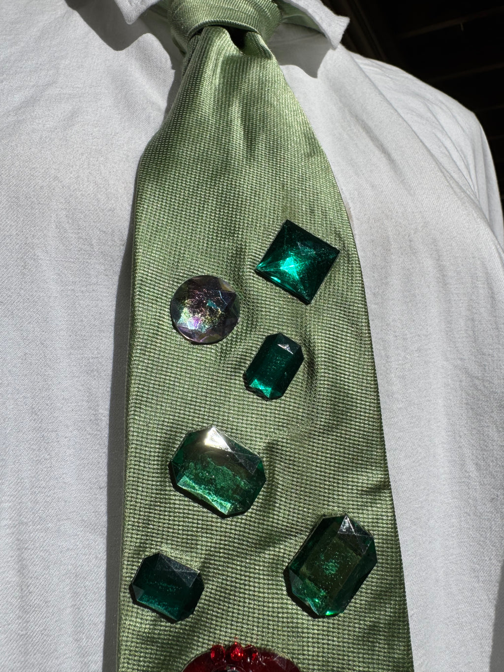 Pastel Green Ivysaur and Pokeball Pokemon Tie
