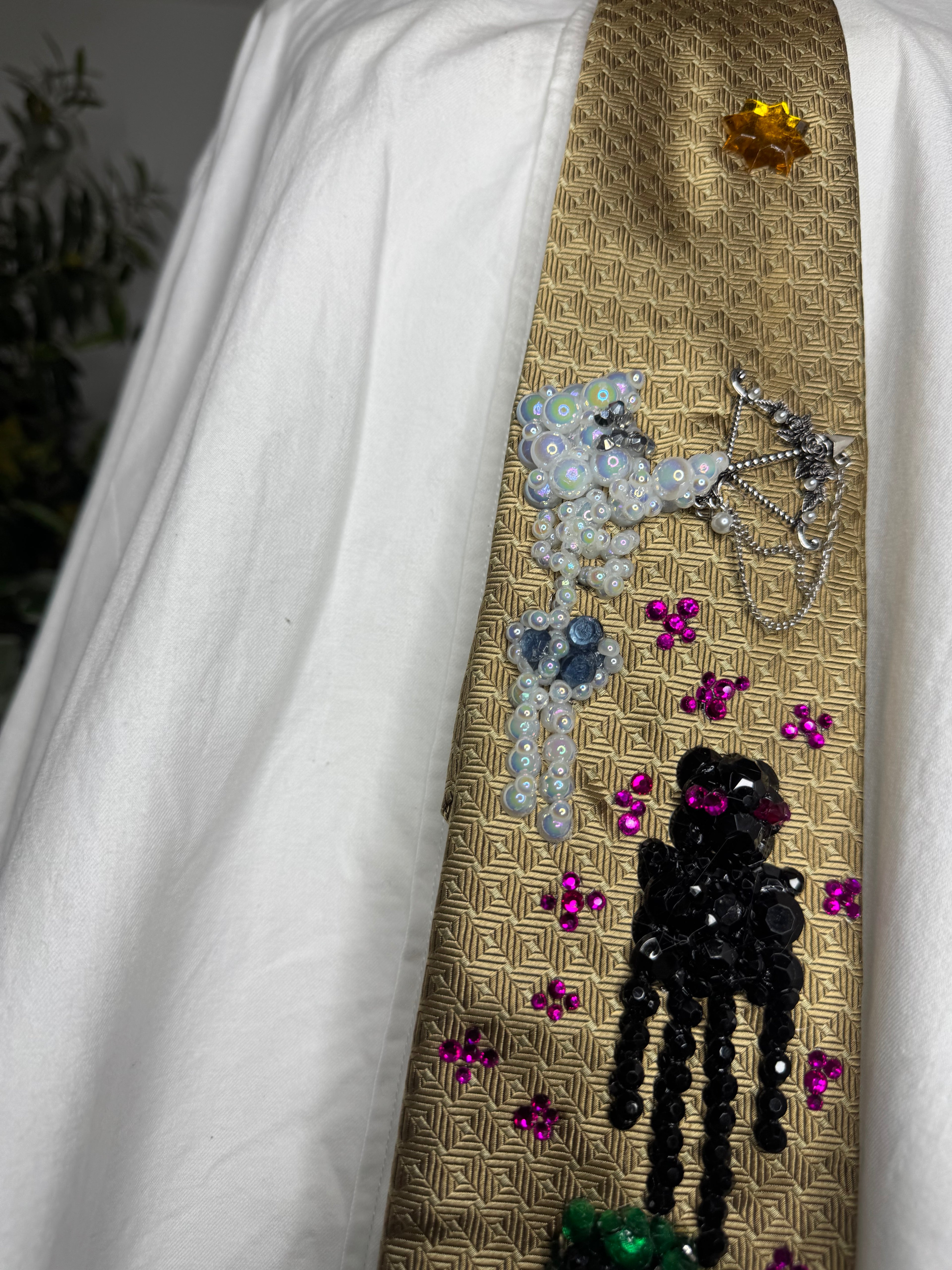 Gold Skeleton, Enderman, and Zombie Ultimate Minecraft Tie