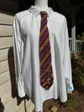 Burgundy and Gold Striped Gryfinndor Club Charmed Harry Potter Tir