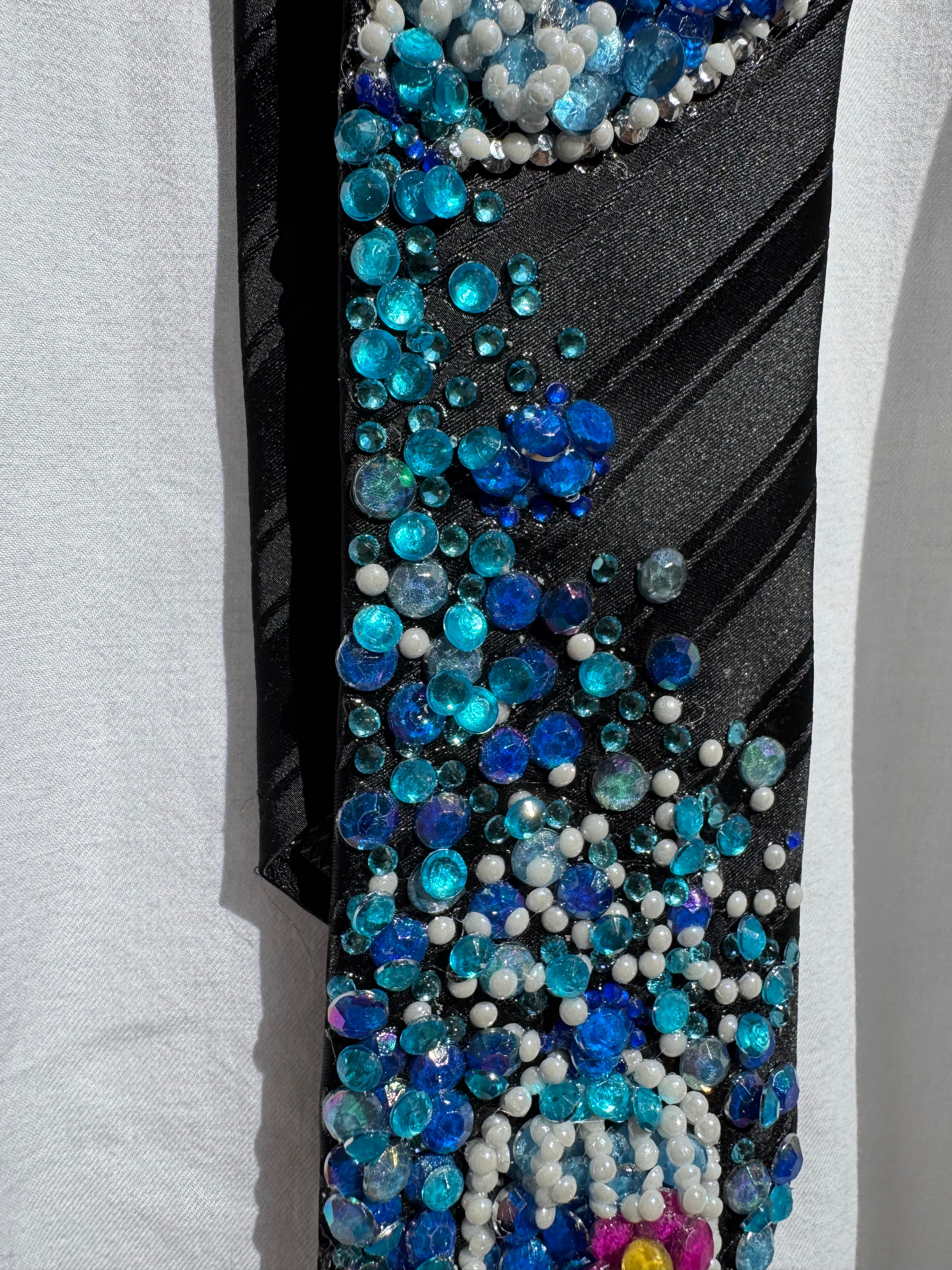 Black Fiji Water Over Fiji Water Bottle Tie