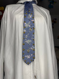 Blue Clouds and Airplanes Pilot Royalty Tie