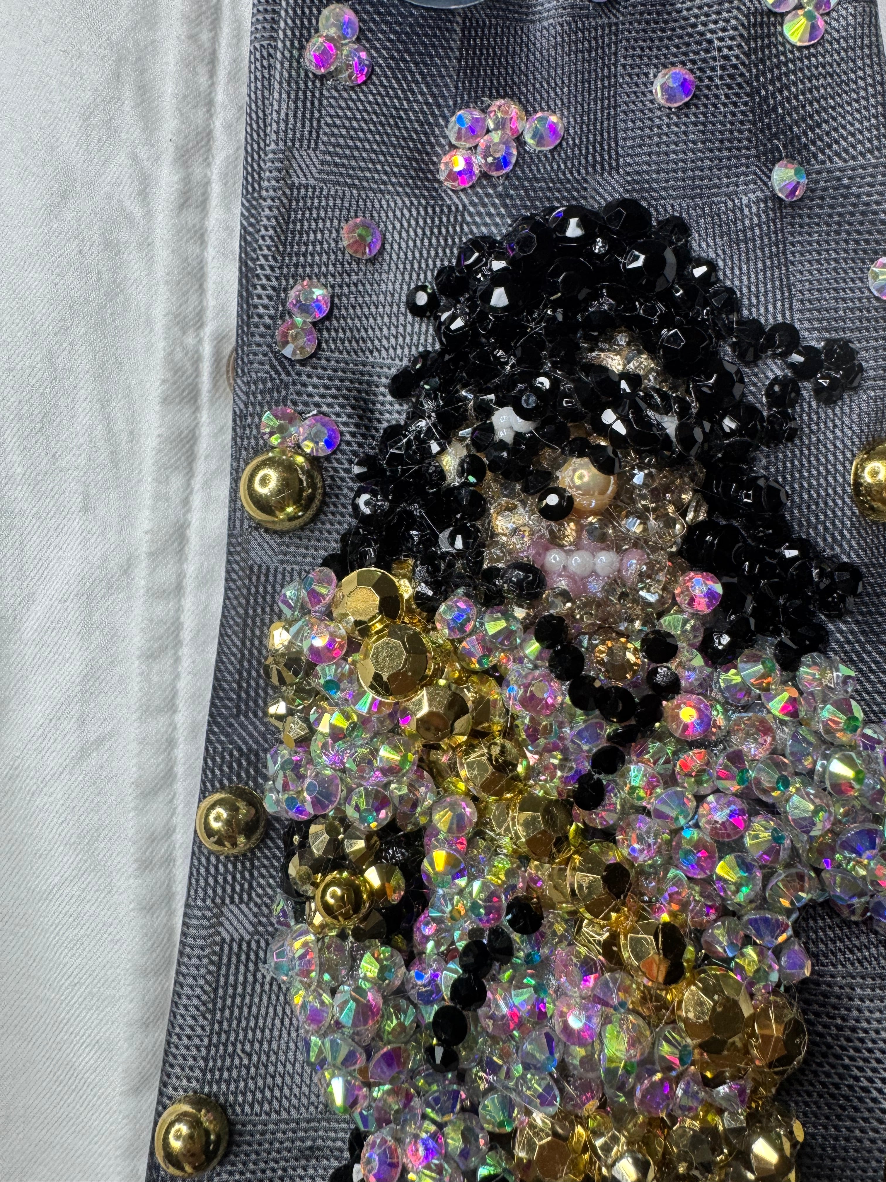 Grey Michael Jackson Iridescent Jacket Hitting Crotch Move On Dangerous World Tour 1993 Tie