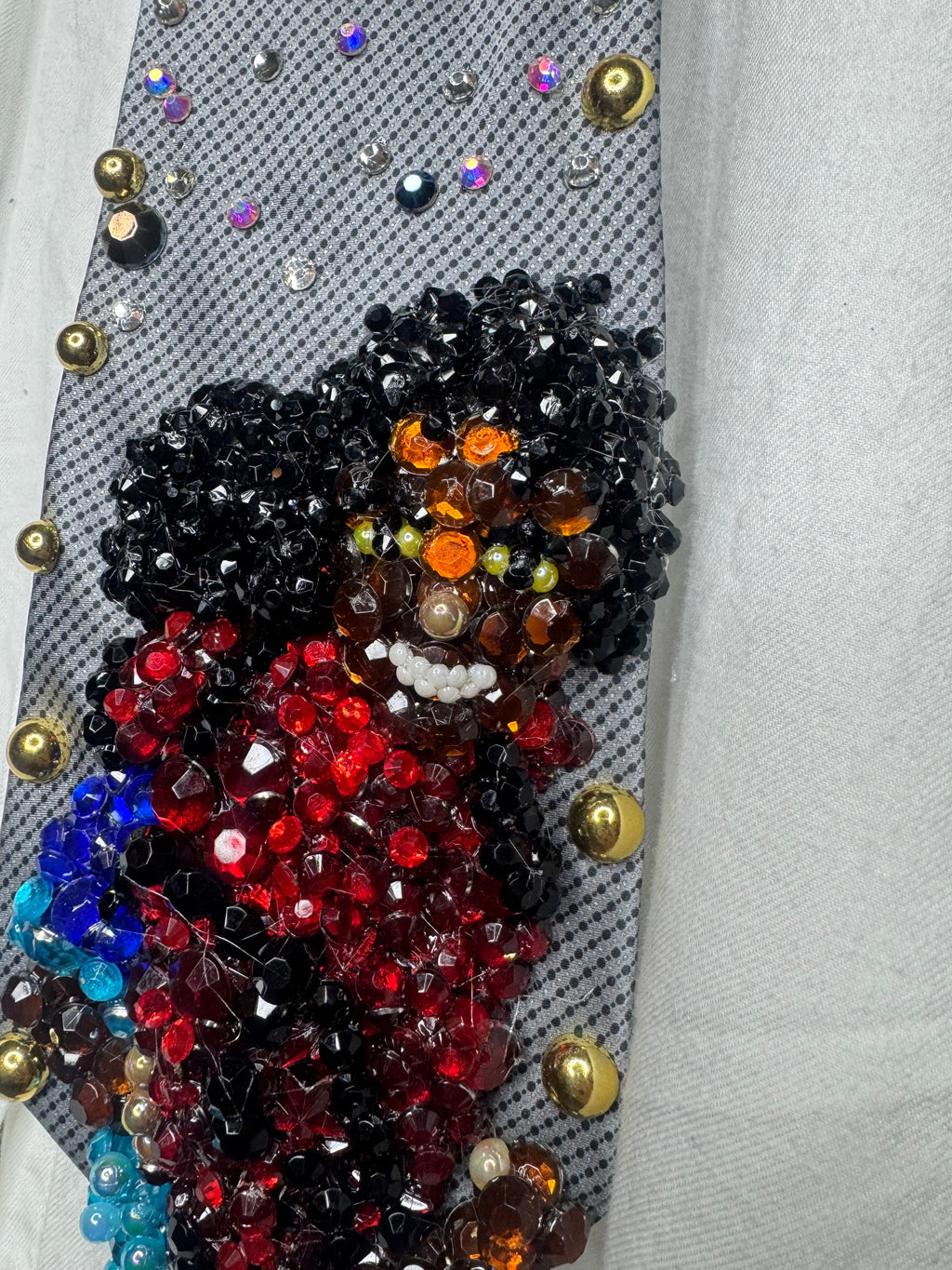 Grey Michael Jackson Yellow Eyes Ending Scene Thriller Music Video Tie