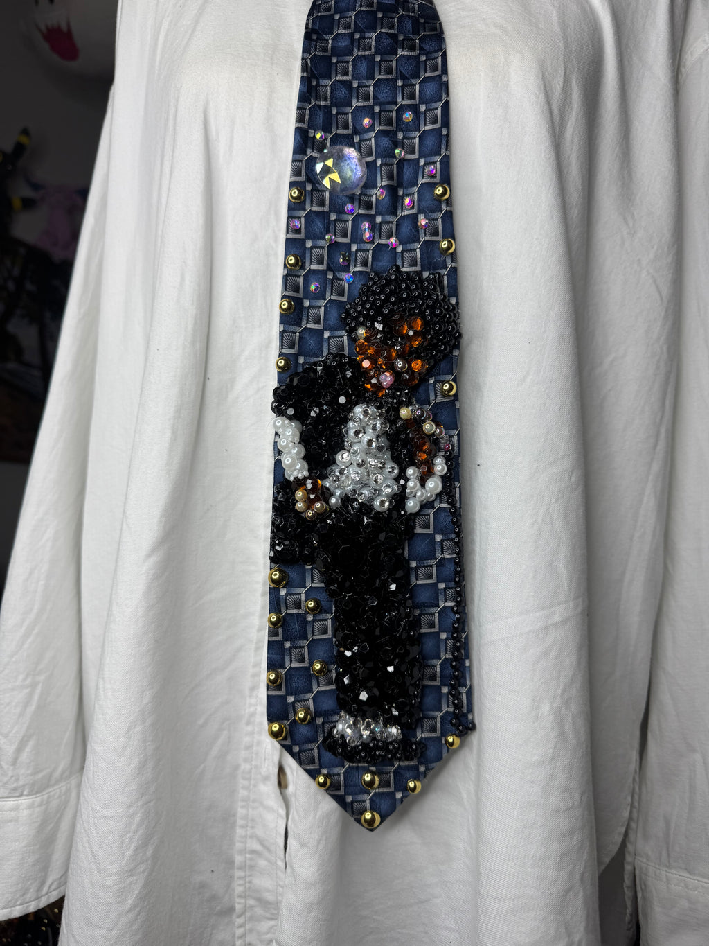 Navy Blue Michael Jackson Hitting Train Hop Move to DSTYGE  On Destiny Tour 1979 Tie