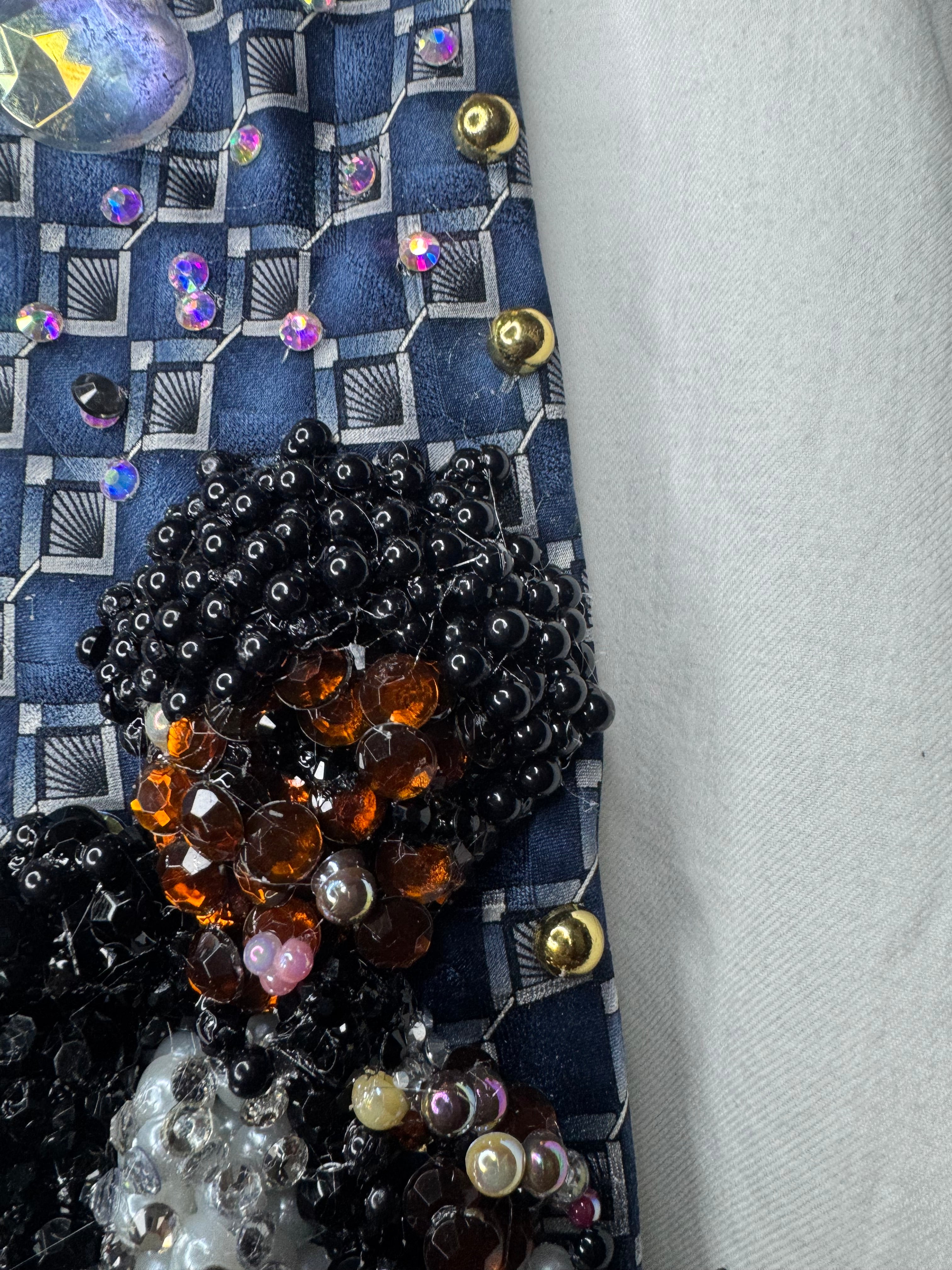Navy Blue Michael Jackson Hitting Train Hop Move to DSTYGE  On Destiny Tour 1979 Tie