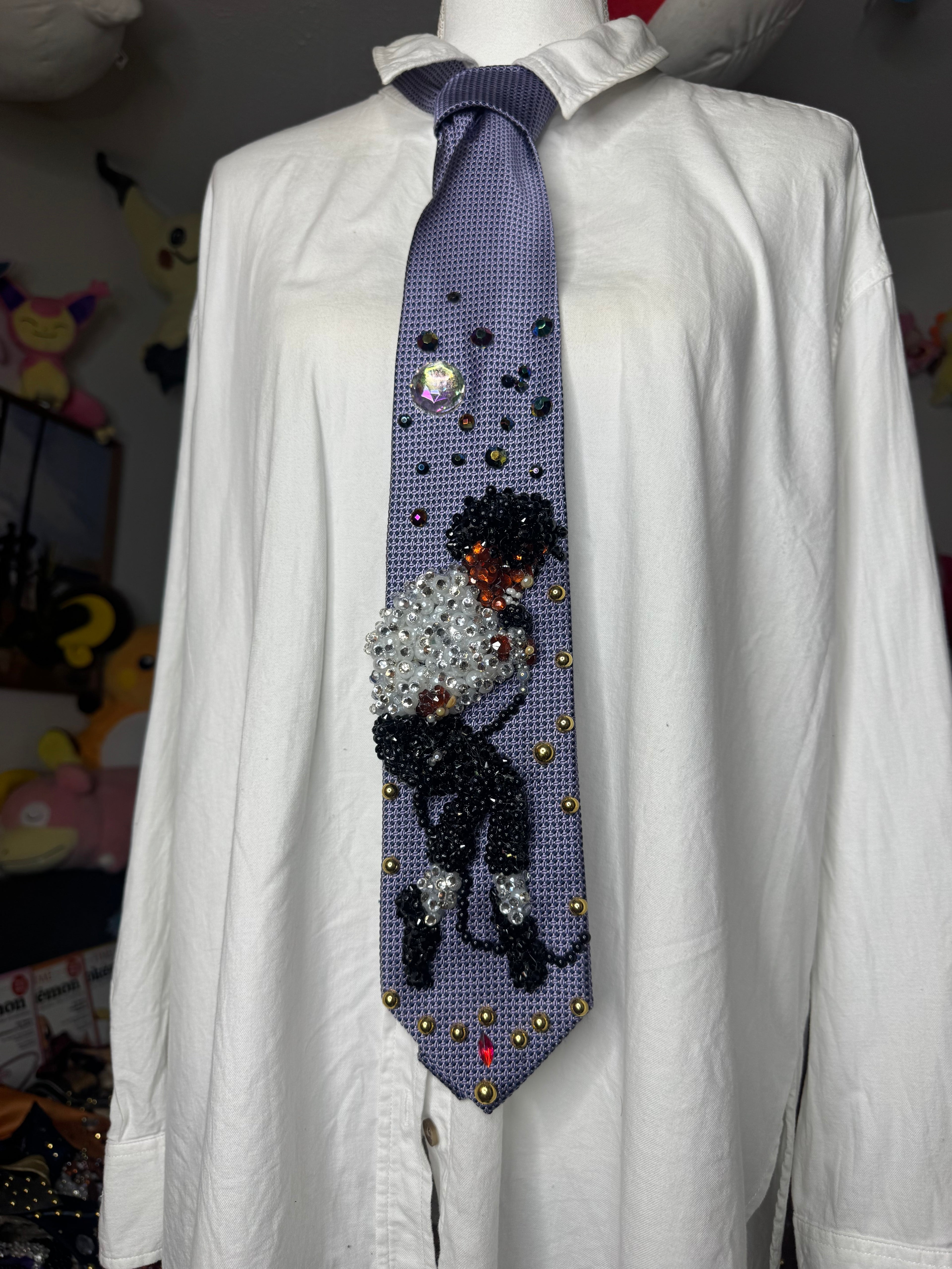 Purple Michael Jackson Doing Toe Stand Move On Victory Tour Jackson 5 1984 Tie