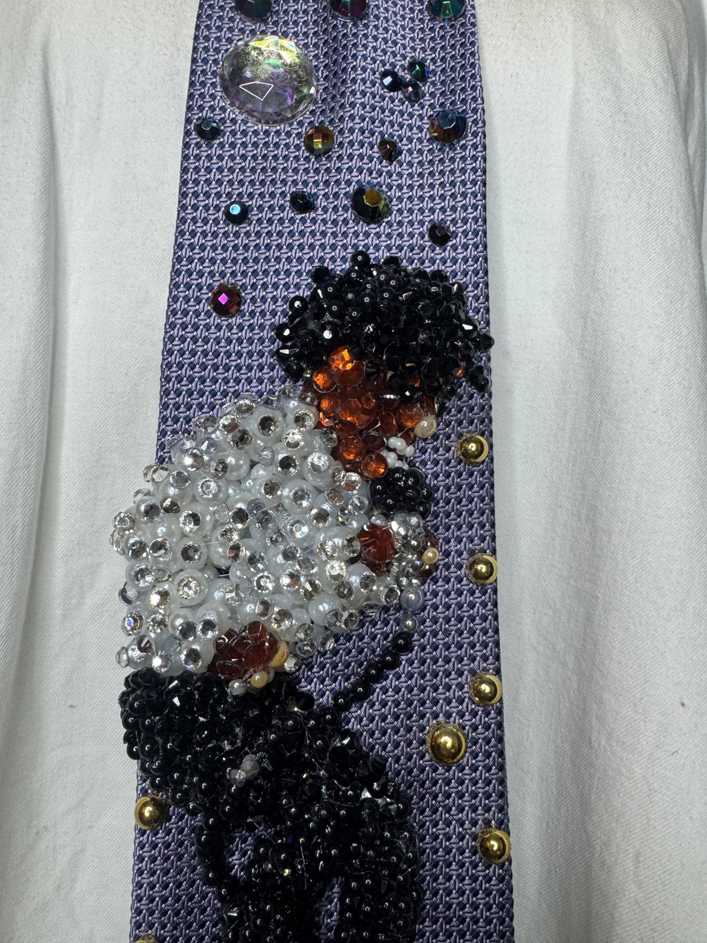 Purple Michael Jackson Doing Toe Stand Move On Victory Tour Jackson 5 1984 Tie