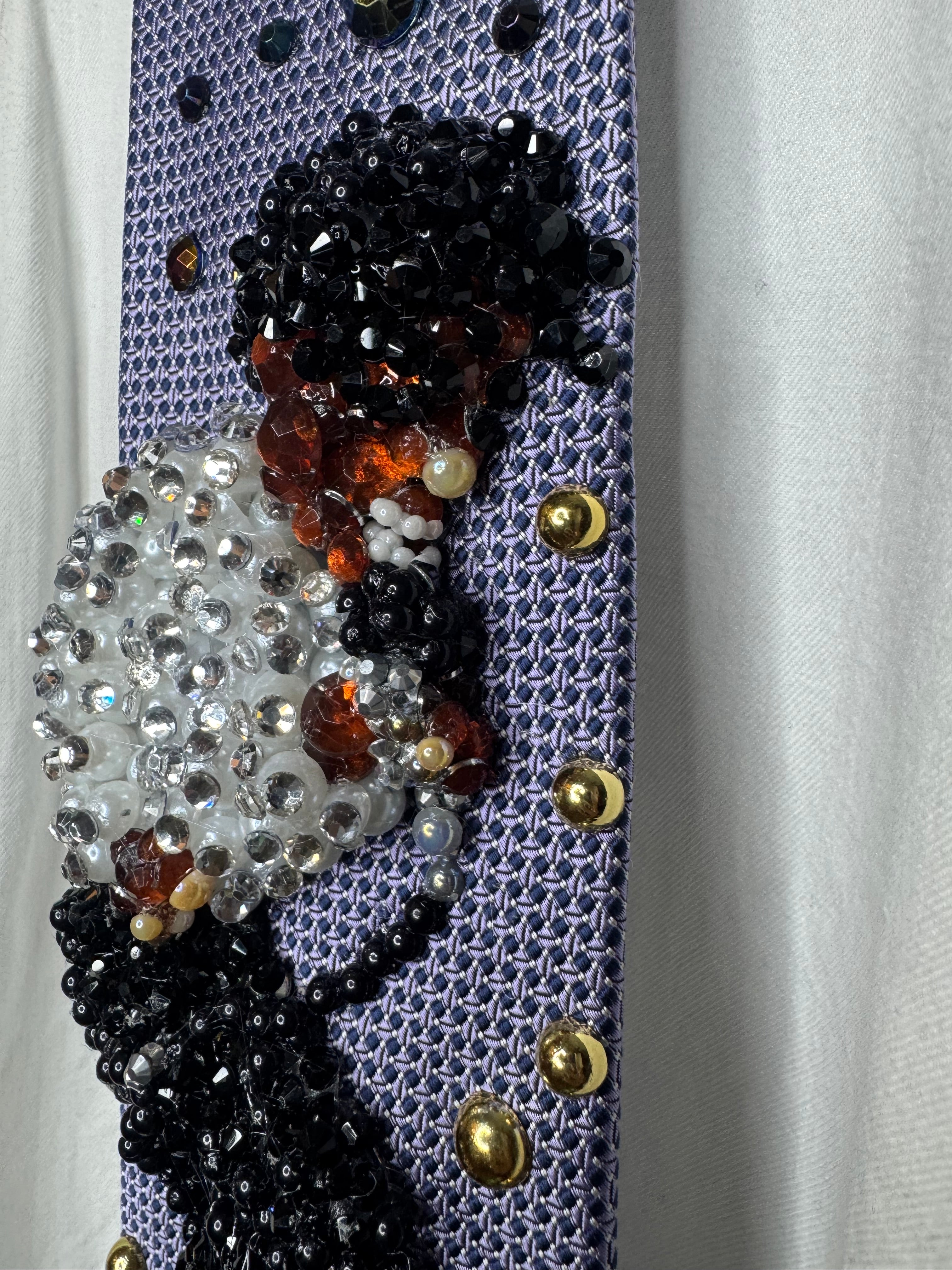 Purple Michael Jackson Doing Toe Stand Move On Victory Tour Jackson 5 1984 Tie